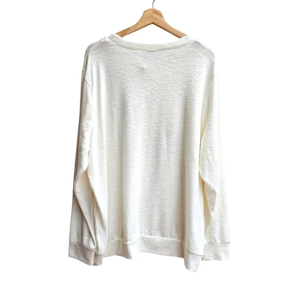 Christmas Sweater, Light-weight, "Joy to the World" with Trees Graphic, … - Picture 2 of 11